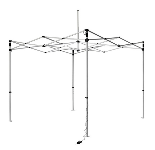 10' Lighted Custom Event Canopy - with Free Wheeled Case