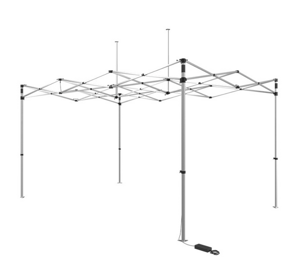15' Lighted Custom Event Canopy - with Free Wheeled Case