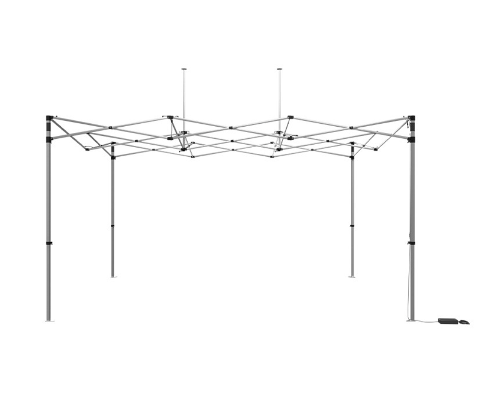 15' Lighted Custom Event Canopy - with Free Wheeled Case