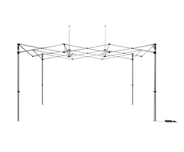 15' Lighted Custom Event Canopy - with Free Wheeled Case