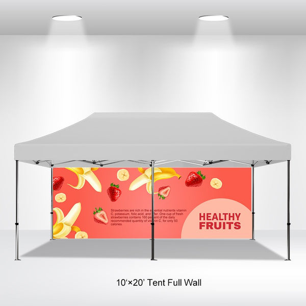 Tent Full Double-Sided Backwall 10', 15', and 20' - iFoxx Customs