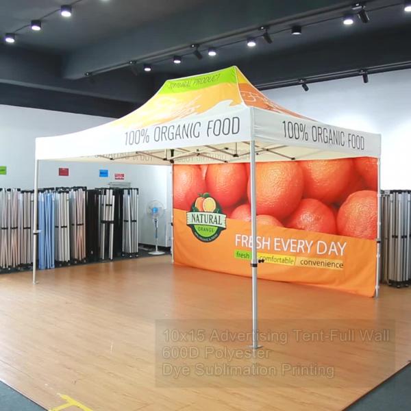 Tent Full Double-Sided Backwall 10', 15', and 20' - iFoxx Customs