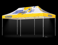 20' Lighted Custom Event Canopy - with Free Wheeled Case