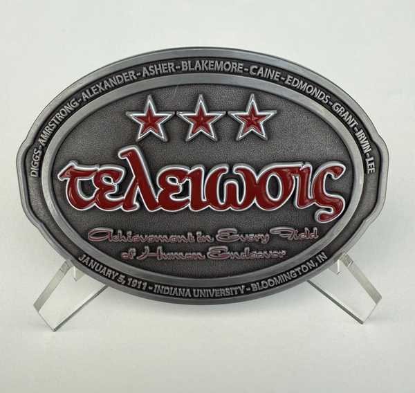 3.5" τελειωσις - Kappa Alpha Psi Belt Buckle (Only 100 Made) - iFoxx Customs