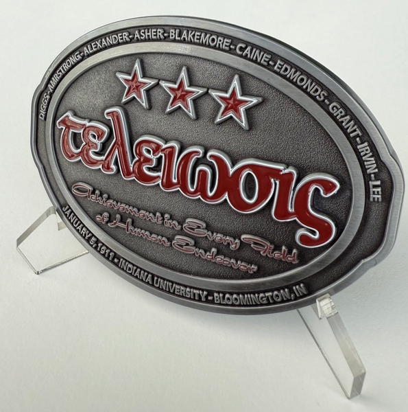 3.5" τελειωσις - Kappa Alpha Psi Belt Buckle (Only 100 Made) - iFoxx Customs
