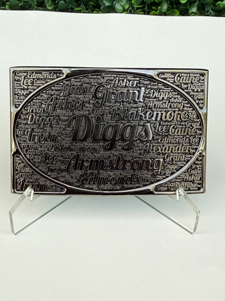 3.5" Founders - Kappa Alpha Psi Belt Buckle (Only 100 Made) - iFoxx Customs