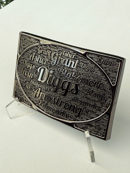 3.5" Founders - Kappa Alpha Psi Belt Buckle (Only 100 Made) - iFoxx Customs