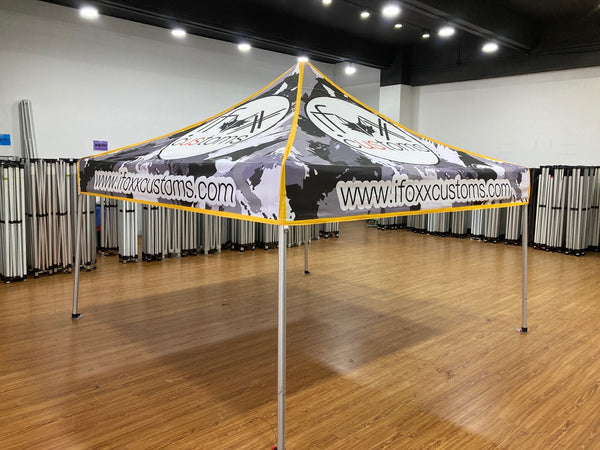 10' Custom Canopy - with Free Wheeled Case - iFoxx Customs