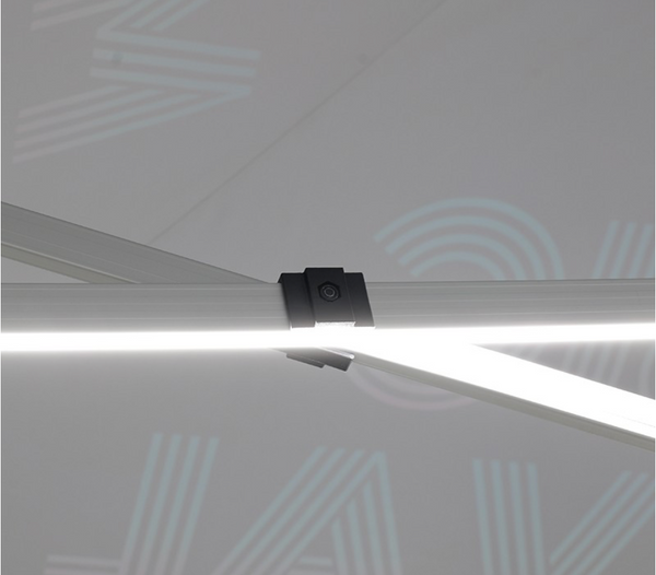 20' Lighted Custom Event Canopy - with Free Wheeled Case
