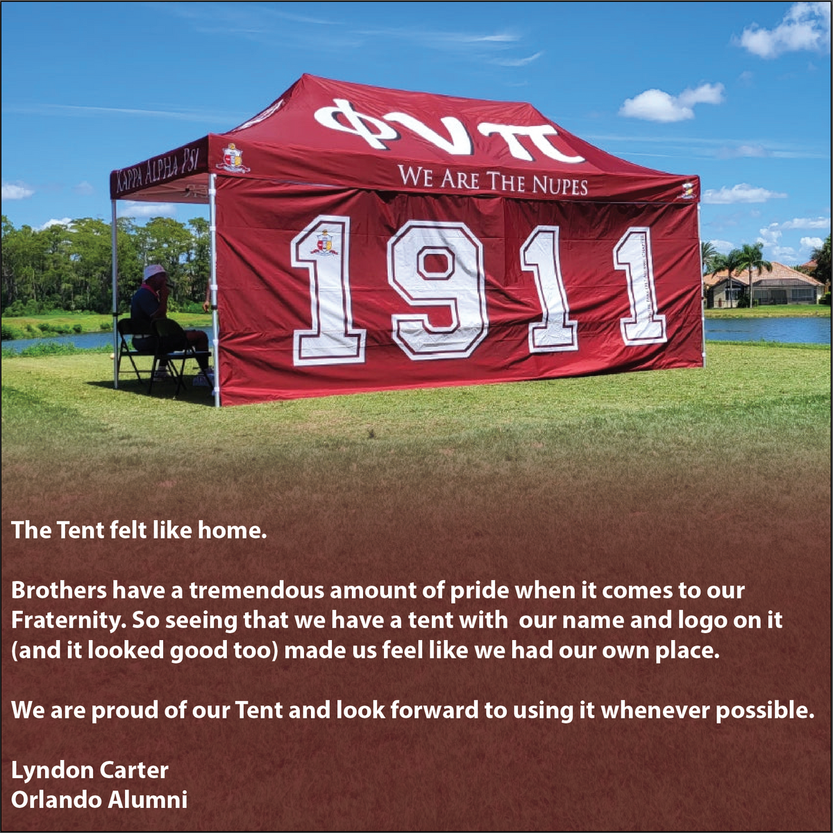 20' Custom Canopy - with Double-Sided Backwall, Double-Sided Half Sidewalls and Free Wheeled Case