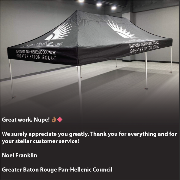 15' Custom Canopy - with Free Wheeled Case - iFoxx Customs