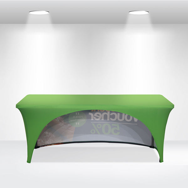 6' Stretch Table Throw (3 Sided) - iFoxx Customs