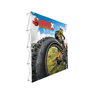 10'X10' Foxx Fabric Pop Up Display Straight Graphic Package (No Endcaps)