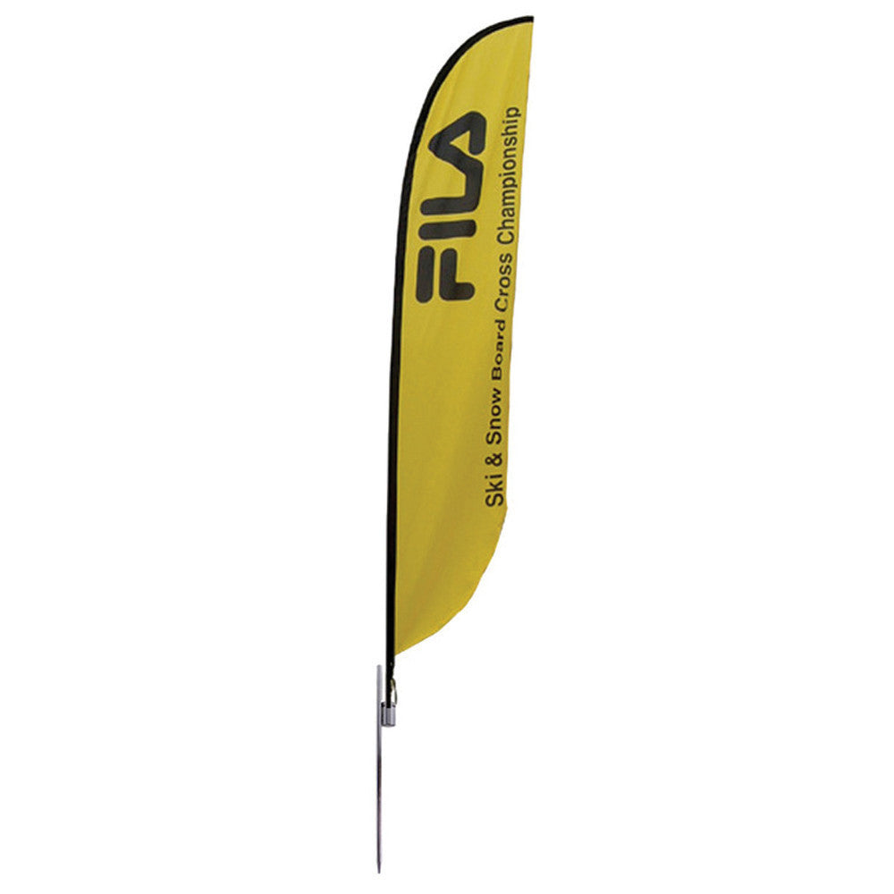 Small to Extra Large Feather Flag - Spike-Base Single-Sided Graphic Package