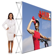 10w X 8h. iFoxx Step & Repeat Back Drop Large Straight Single-Sided Graphic Package (No Endcaps)