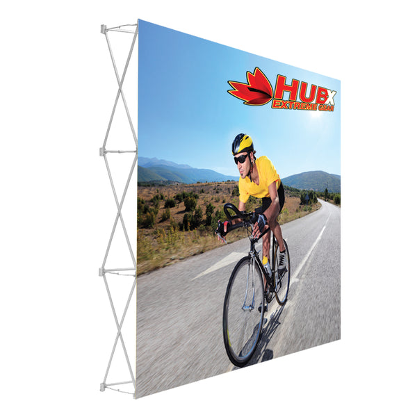 8ft x 8ft Step & Repeat Graphic Wall Display, Popups, iFoxx - ifoxx displays