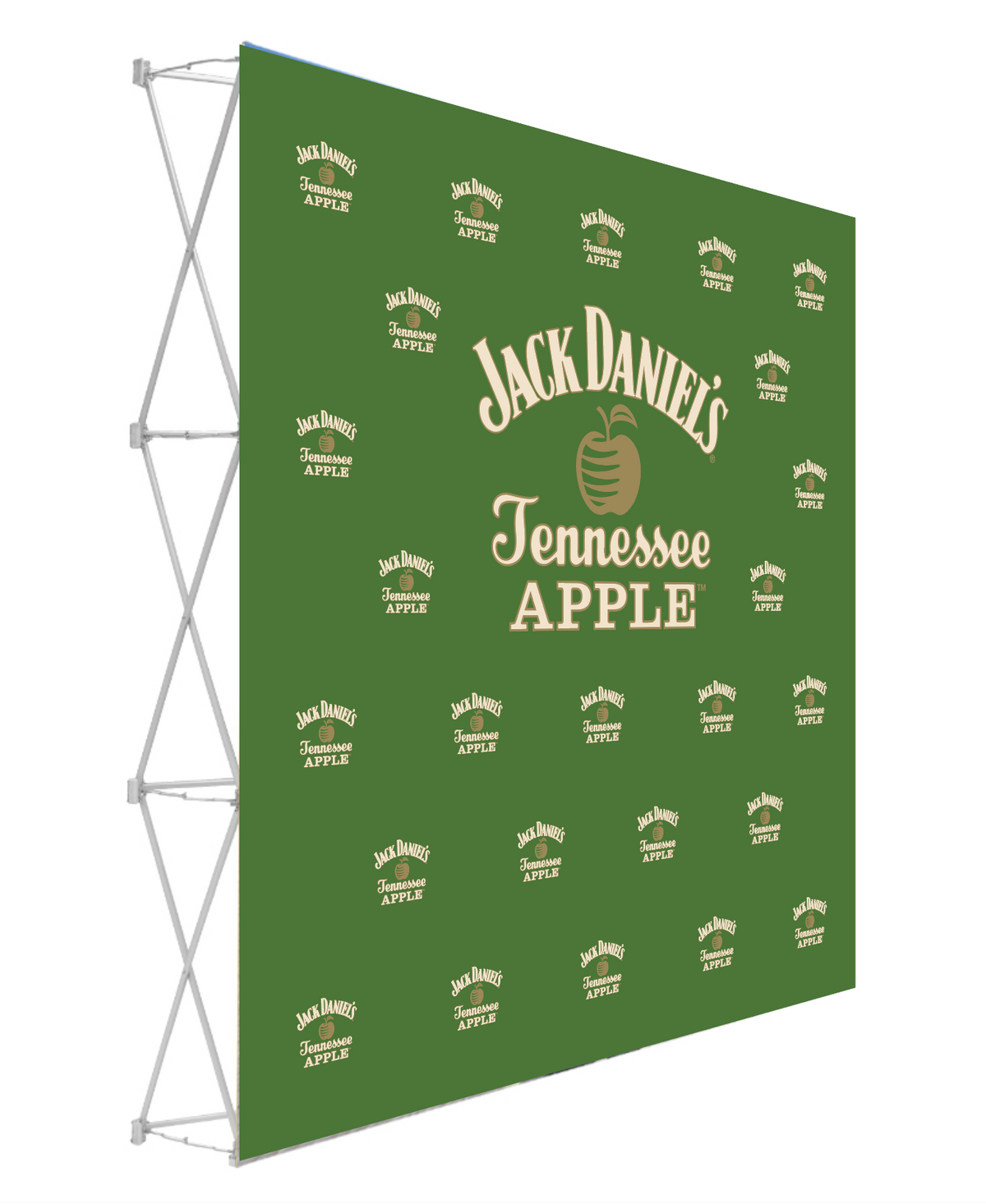 8ft x 8ft Step & Repeat Graphic Wall Display (No Endcaps)