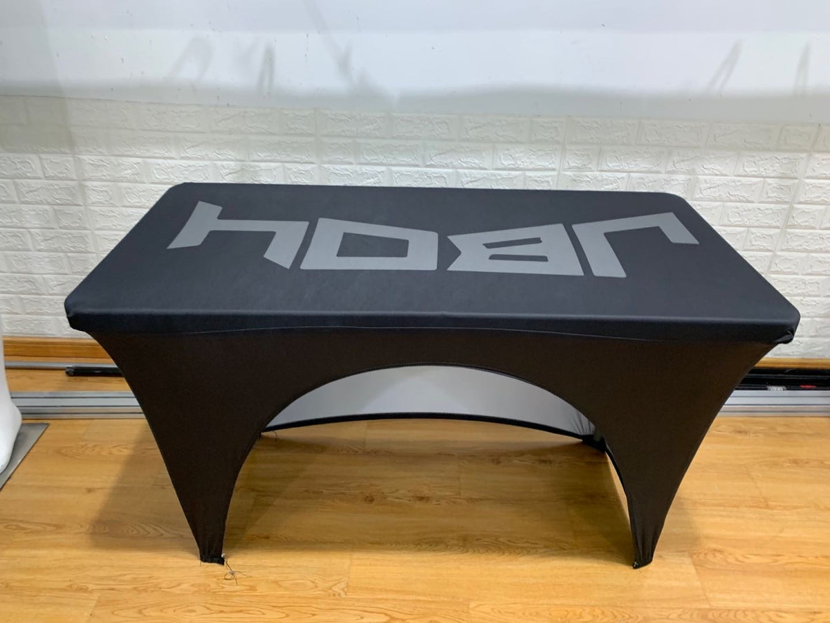 4' Stretch Table Throw (3 Sided - 30" Depth)