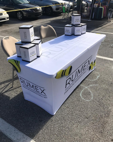 6' Stretch Table Throw (3 Sided) - iFoxx