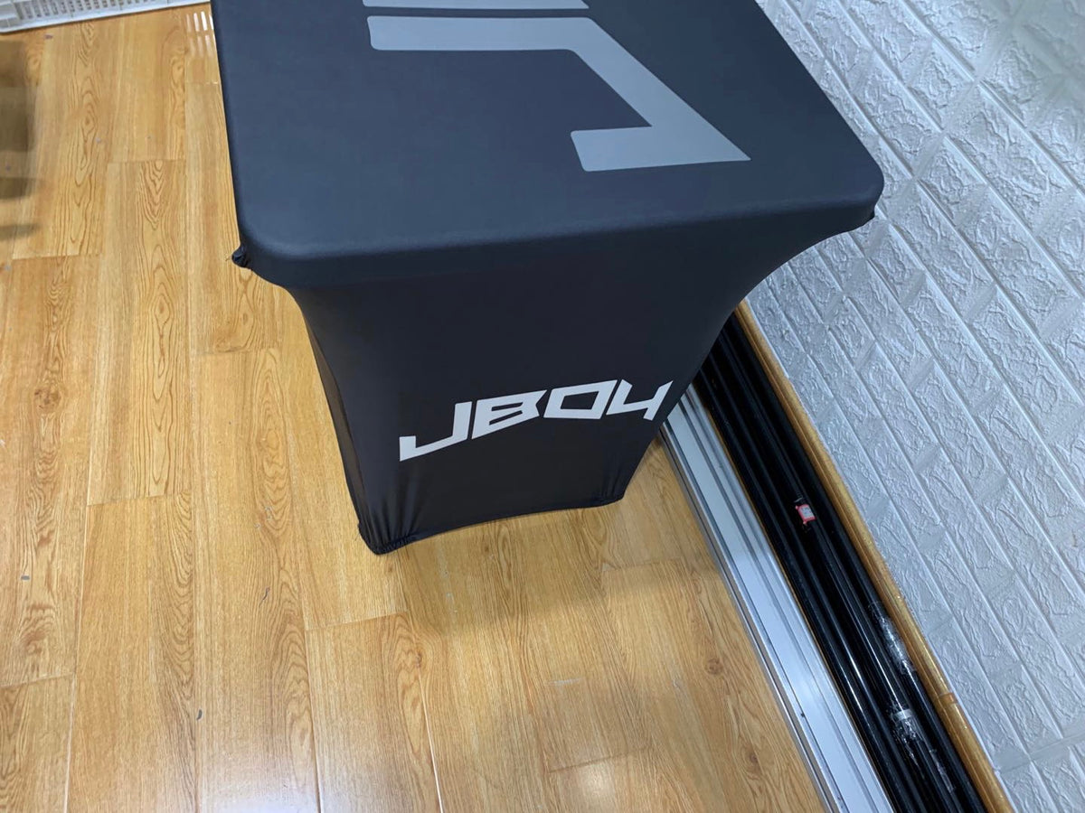 4' Stretch Table Throw (3 Sided - 30" Depth)